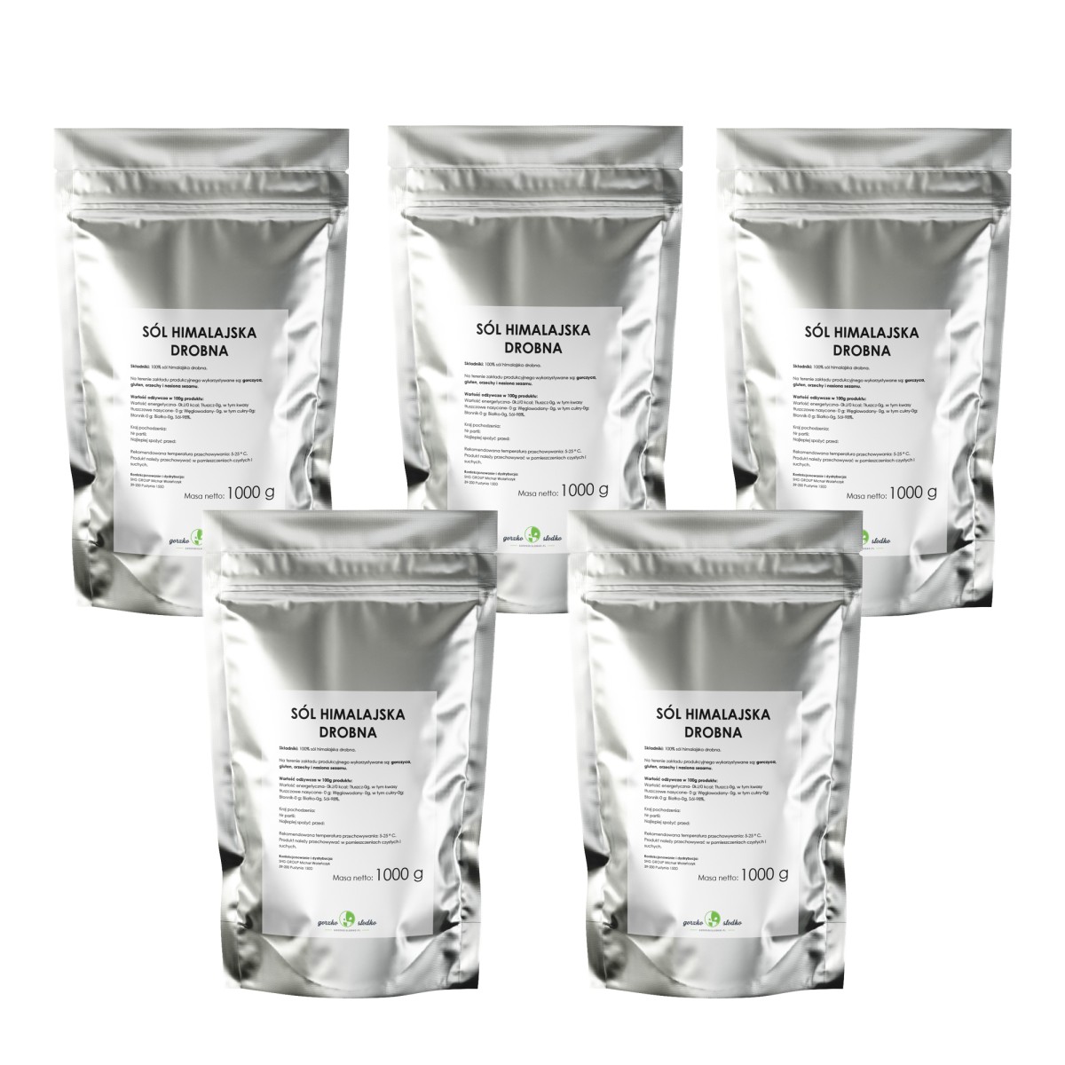 Sól himalajska różowa drobna